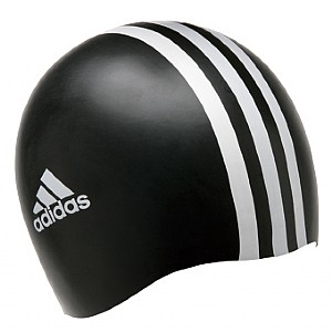 Bonnet de bain Adidas Noir en silicone