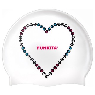 Bonnet de bain coeur Funkita