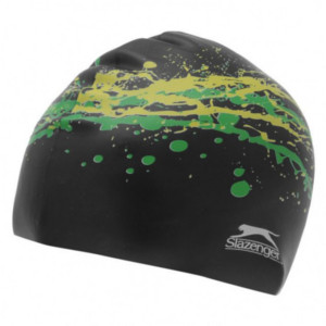 Bonnet de Bain Noir imprimé Slazenger