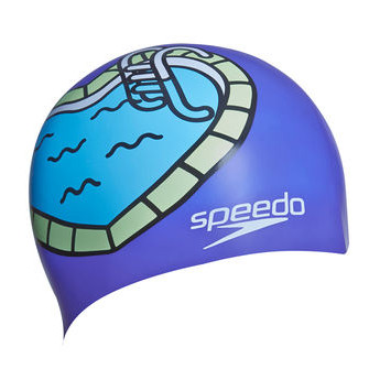 Bonnet de Bain Junior Coeur Violet Speedo