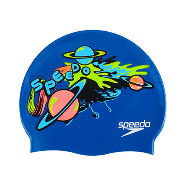 Bonnet de Bain Junior Galaxie bleu Speedo