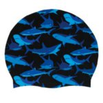 Bonnet de bain Requin bleu Maru