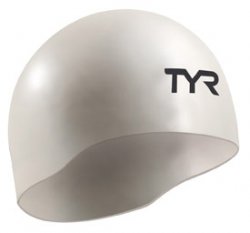 Bonnet de bain compétition blanc Tracer Edge Tyr
