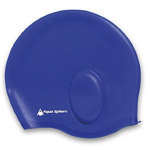 Bonnet de bain bleu Aquaglide Aquasphere
