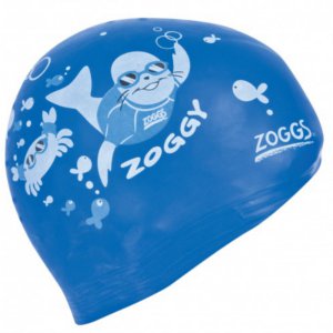 Bonnet de bain enfant bleu Zoggs