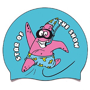Bonnet de bain Fun Kiefer Star Of The Show en latex