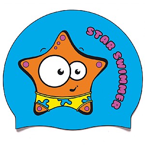 Bonnet de bain Fun Kiefer Star Swimmer en latex