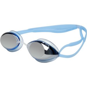 Lunettes Natation Compétition Junior bleu TYR Tracer Racing Metallized